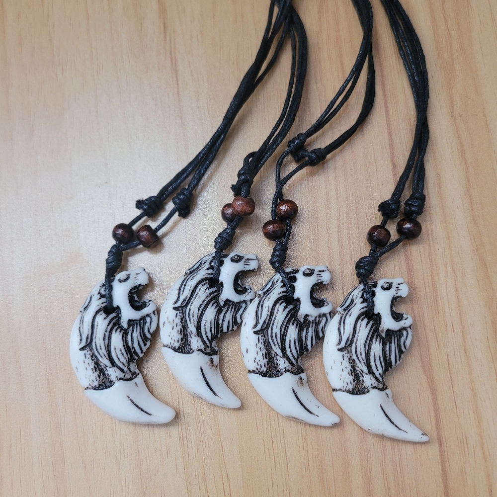 Roaring Lion Pendant Necklace